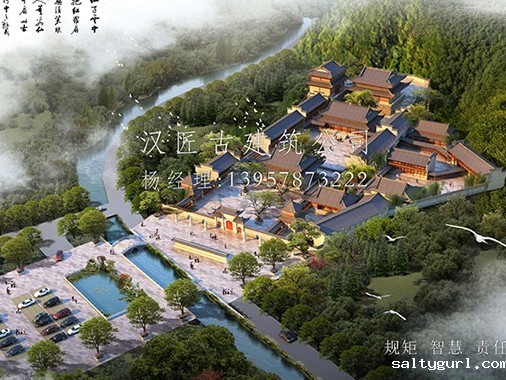 服务好的寺庙规划效果图价格匠心定制