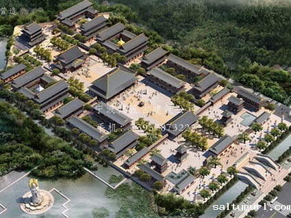 古建筑工程施工屋脊上的仙人走兽