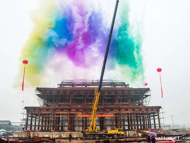 仿古建筑工程中的历史痕迹与现代演绎