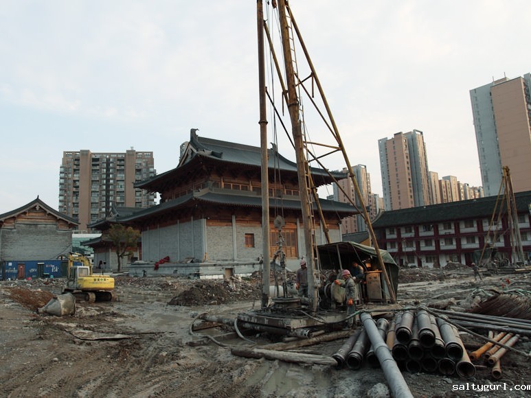 寺庙古建筑施工—法王寺