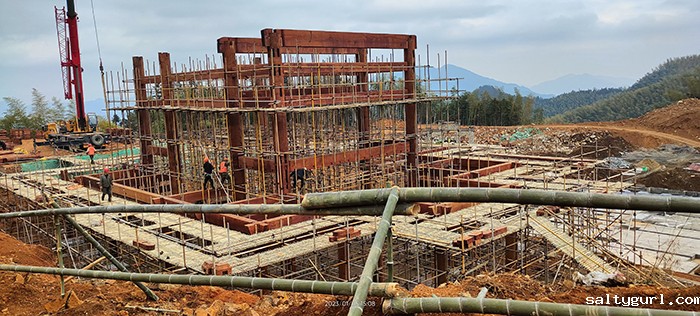 寺庙木结构施工，精湛技艺，再现古建筑风采