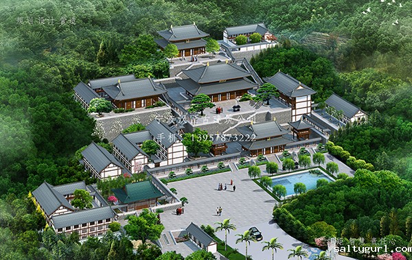 寺庙木结构施工，精湛技艺，再现古建筑风采