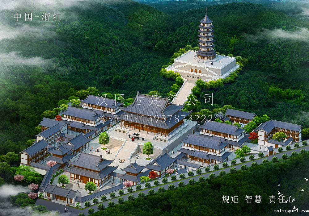 云竹寺整体扩建规划设计图纸
