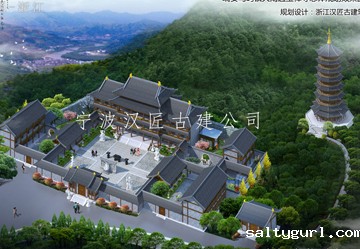 小寺庙设计图_小型寺院规划方案_农村小寺庙布局效果图