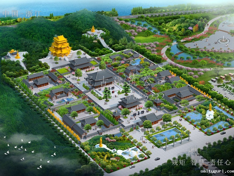 阿育王寺下院——万嵩禅寺设计施工