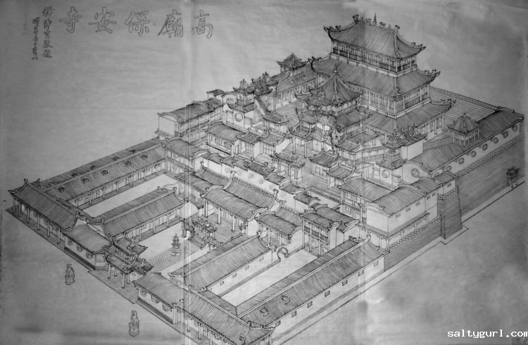寺庙规划设计布局及寺院图纸规范分析  第3张