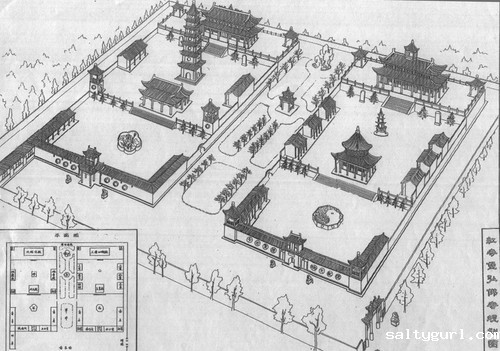 寺庙规划设计布局及寺院图纸规范分析  第7张