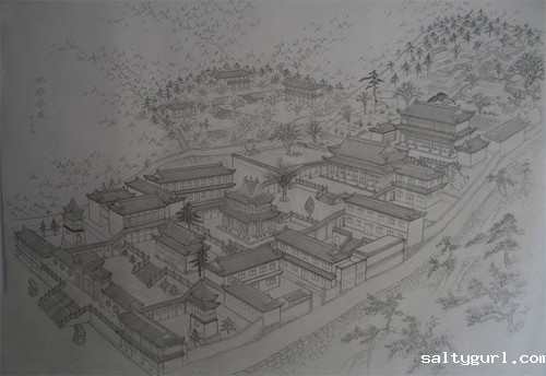 寺庙规划设计布局及寺院图纸规范分析  第14张