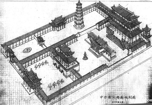 寺庙规划设计布局及寺院图纸规范分析  第15张