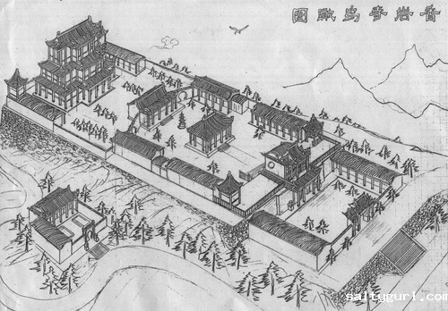 寺庙规划设计布局及寺院图纸规范分析  第8张