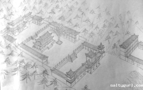 寺庙规划设计布局及寺院图纸规范分析  第16张