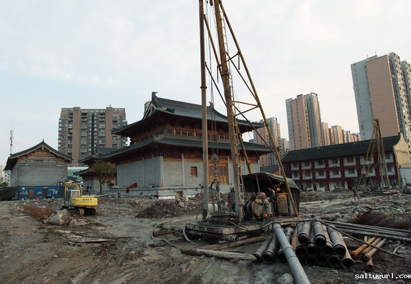 寺庙古建筑施工—法王寺