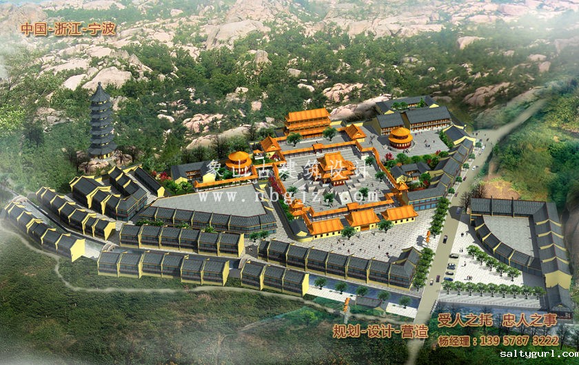 山东岠嵎禅寺建筑工程方案设计规划